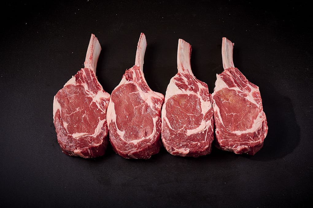 Pasture Fed Angus Rib Eye Steak on the Bone 400g